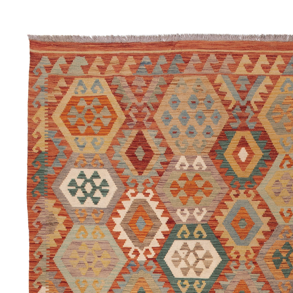 Kilim Maimana Koberec 352x256cm - Vlněný koberec