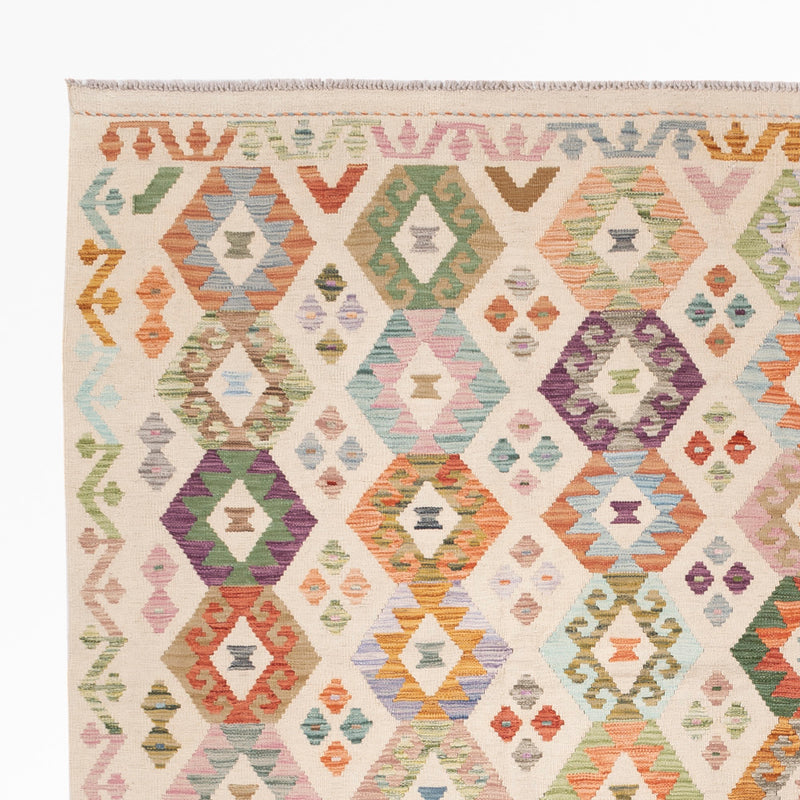 Kilim Maimana Koberec 290x252cm - Vlněný koberec