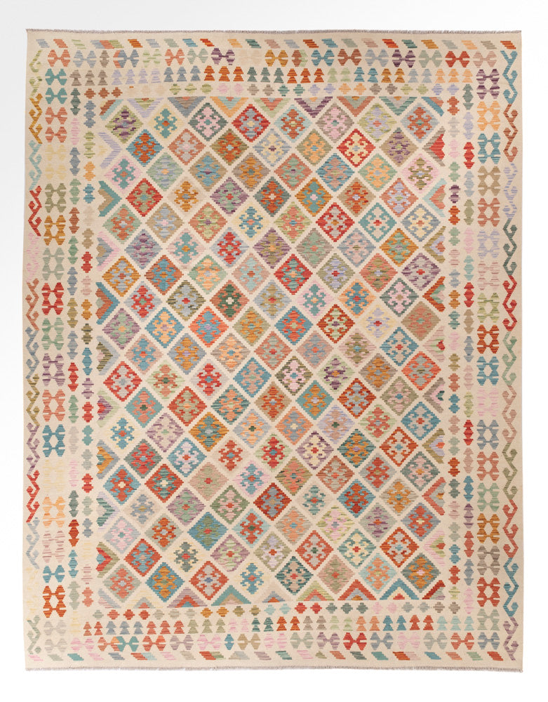 Kilim Maimana Koberec 310x387cm - Vlněný koberec