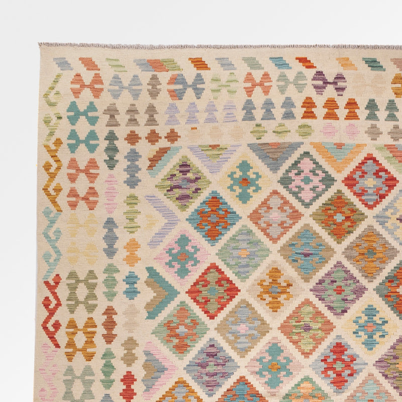 Kilim Maimana Koberec 310x387cm - Vlněný koberec