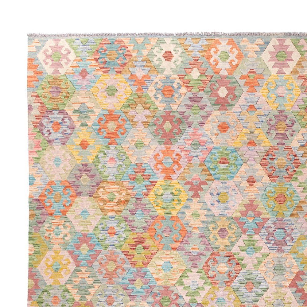 Kilim Maimana Koberec 392x323cm - Vlněný koberec