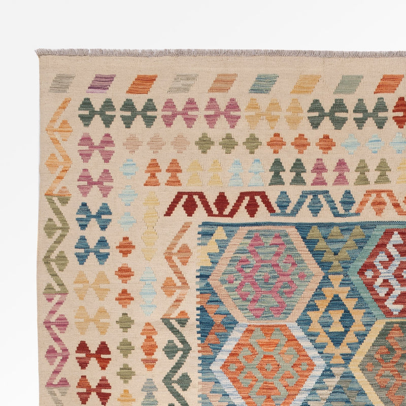 Kilim Maimana Koberec 345x237cm - Vlněný koberec