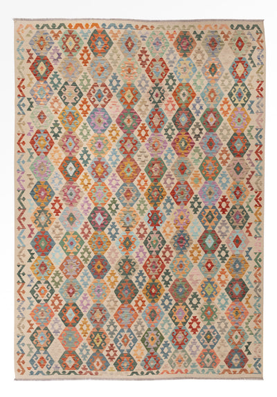 Kilim Maimana Koberec 258x358cm - Vlněný koberec - barevné