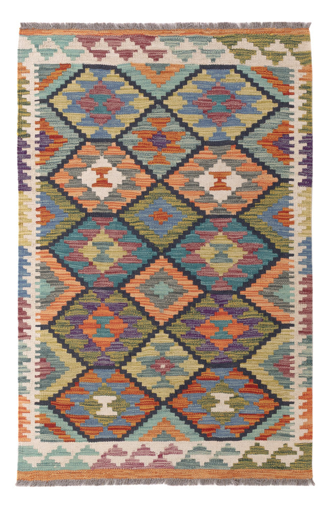 Kilim Maimana Koberec 124x81cm - Vlněný koberec