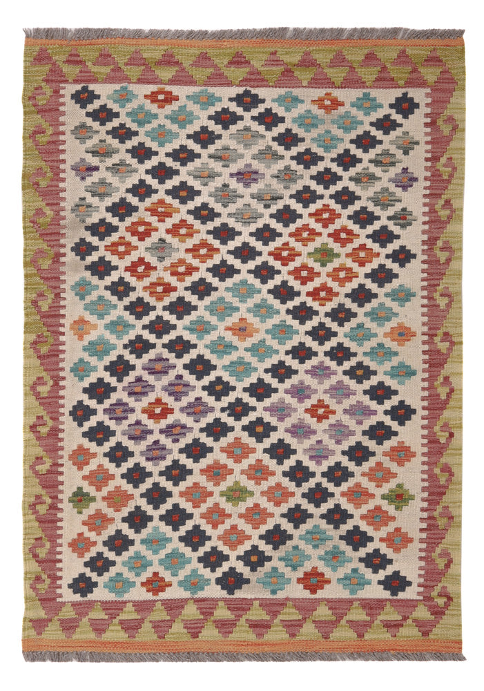 Kilim Maimana Koberec 87x126cm - Vlněný koberec