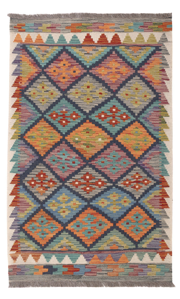 Kilim Maimana Koberec 131x78cm - Vlněný koberec