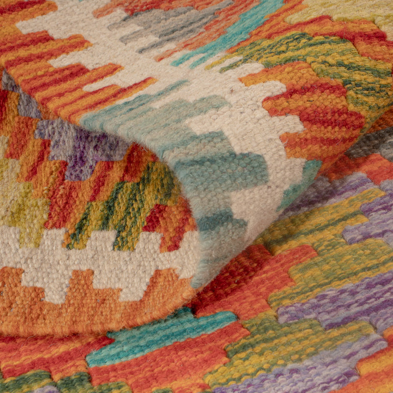 Kilim Maimana Koberec 122x83cm - Vlněný koberec