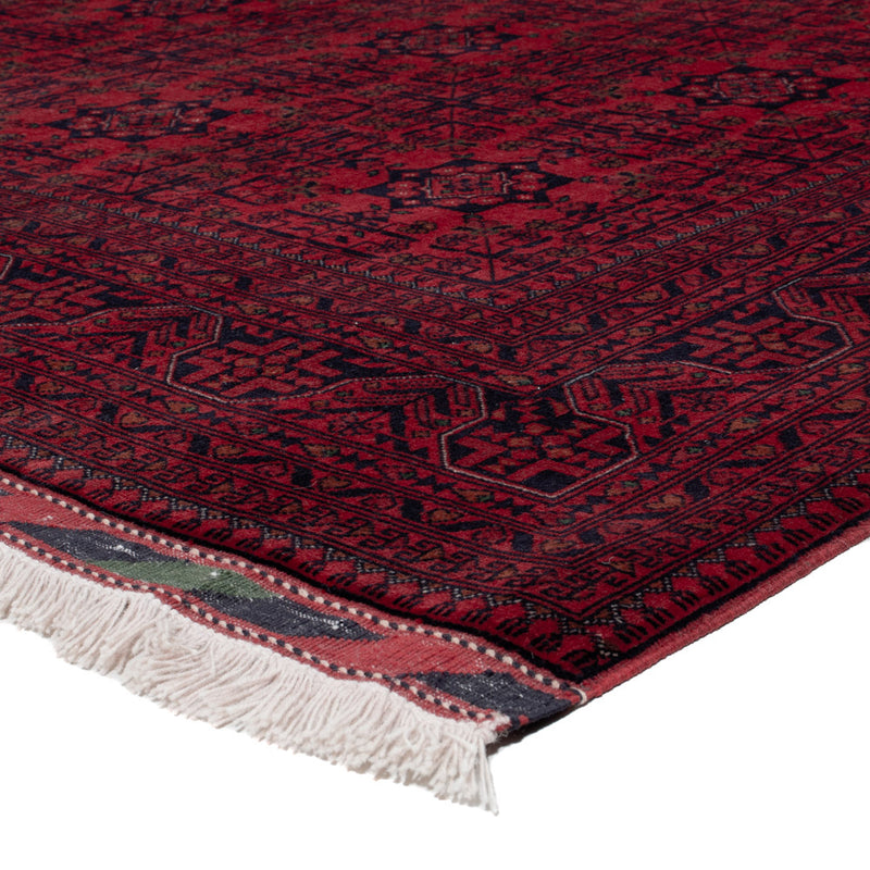Afghánský koberec 171x234cm - Orientální koberec - červená