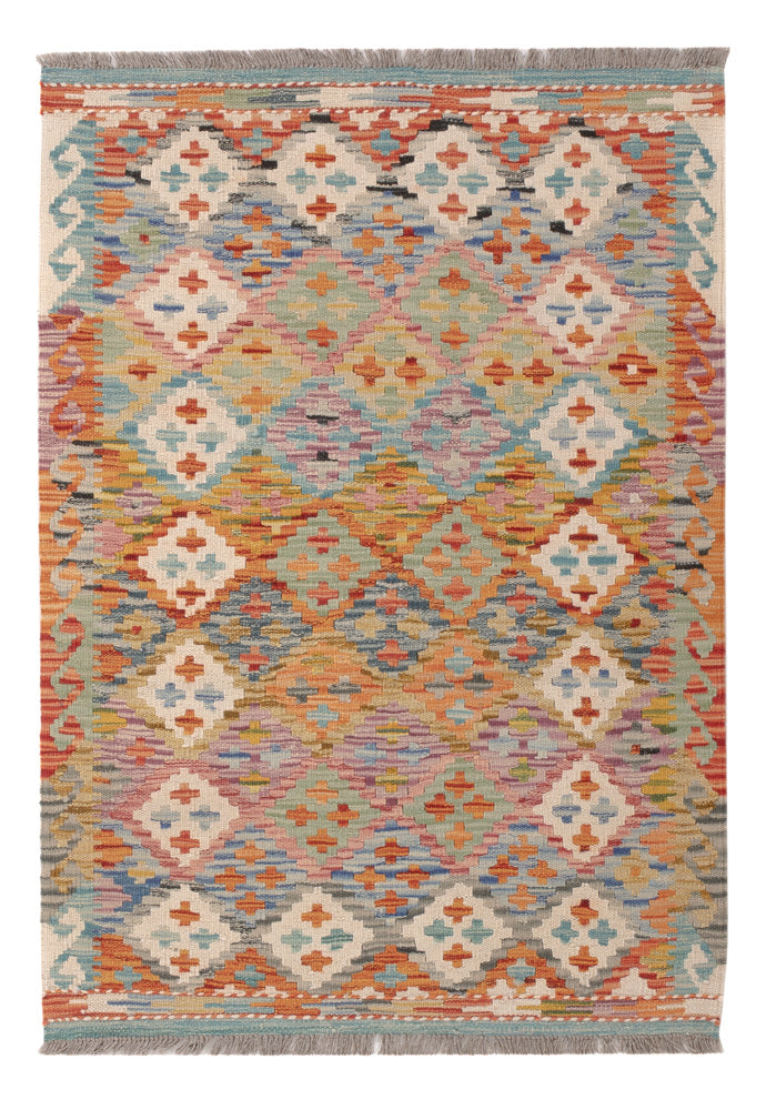Kilim Maimana Koberec 124x84cm - Vlněný koberec