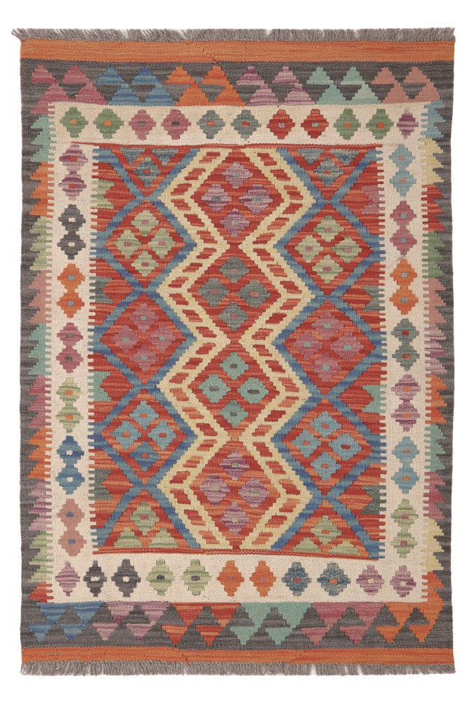 Kilim Maimana Koberec 124x83cm - Vlněný koberec