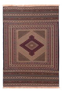 Afghánský kilim Koberec 127x188cm - vícebarevný – product image