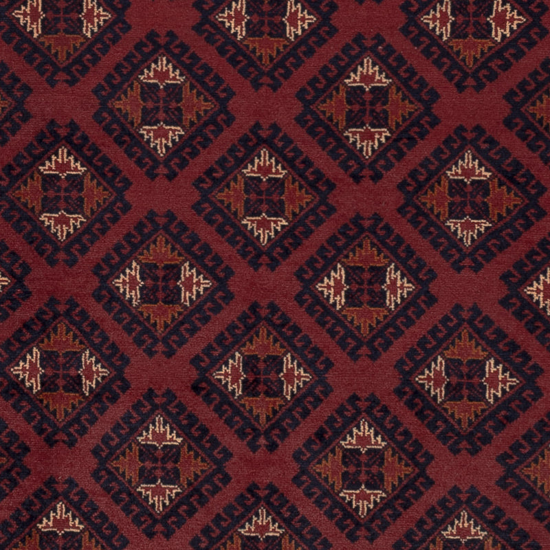 Afghánský koberec - 195 x 147 cm - červená