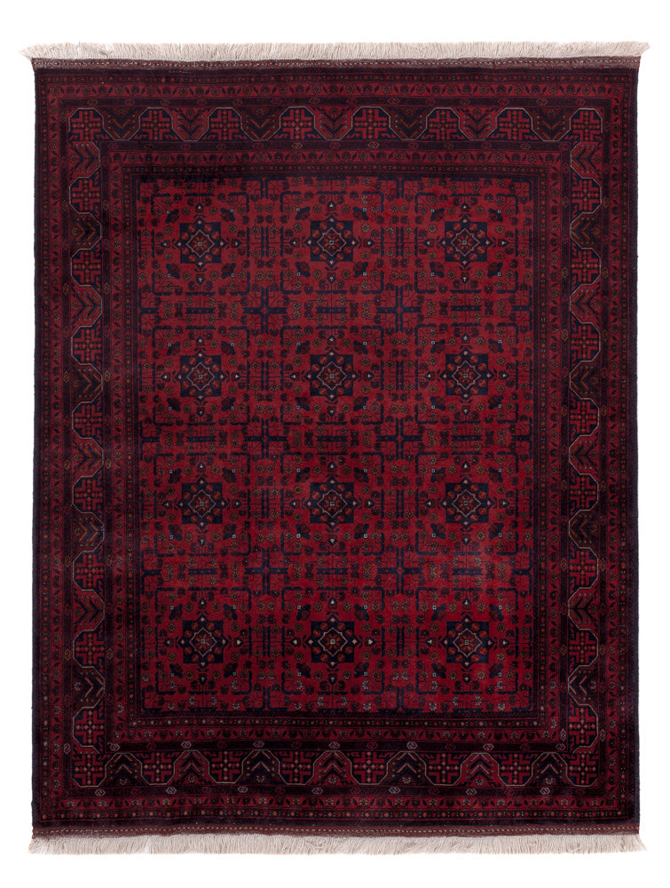 Afghánský koberec - Royal - 194 x 150 cm - červená