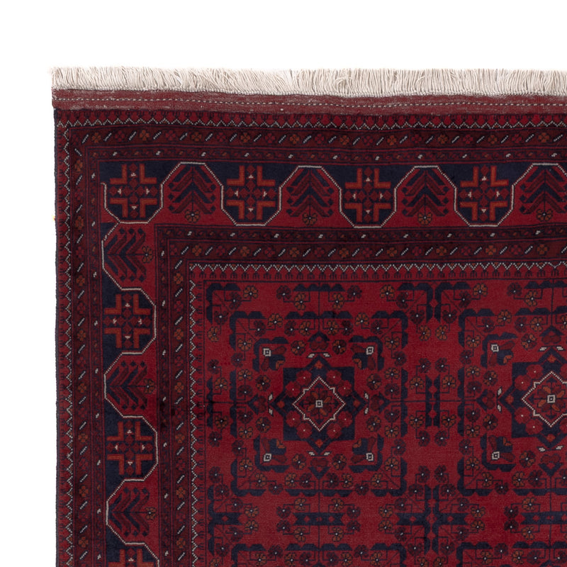 Afghánský koberec 151x195cm - Orientální koberec - červená