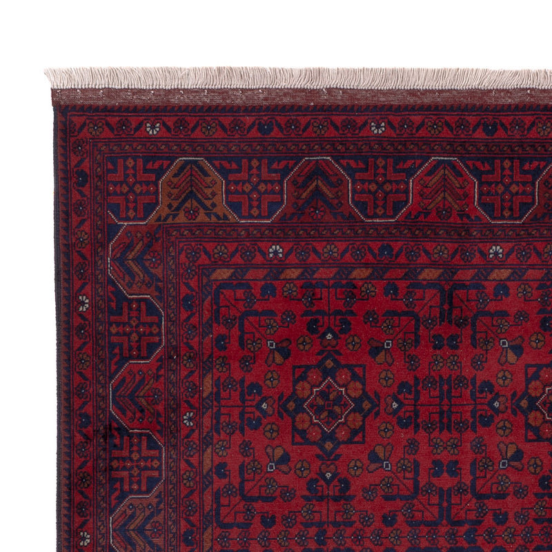 Afghánský koberec 147x203cm - Orientální koberec - červená