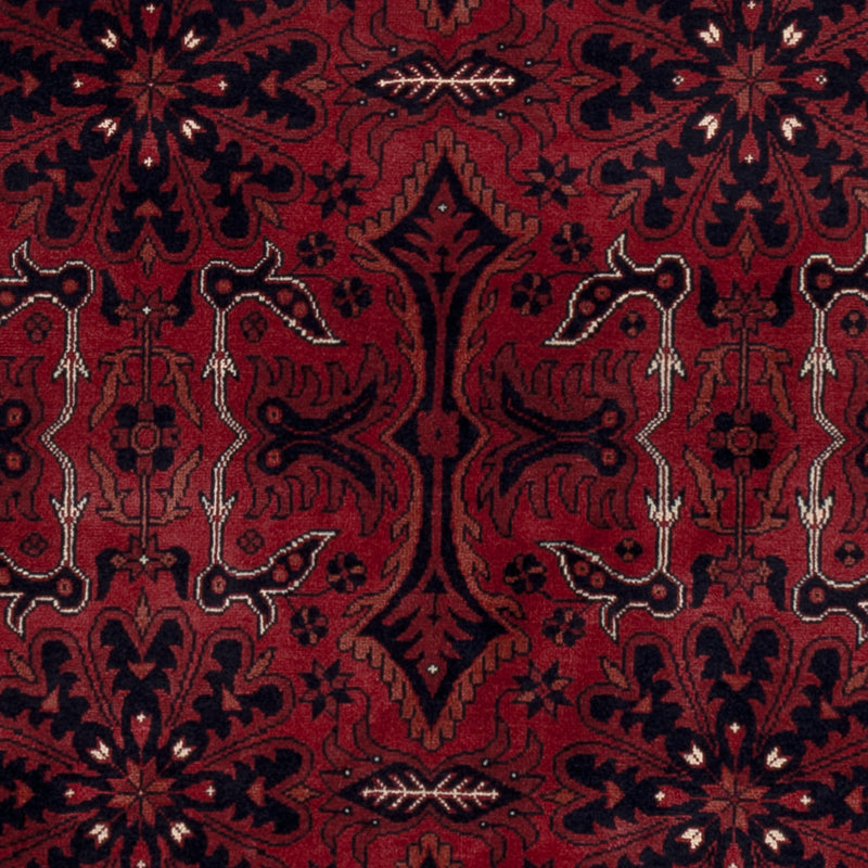 Afghánský koberec 150x187cm - Orientální koberec - červená