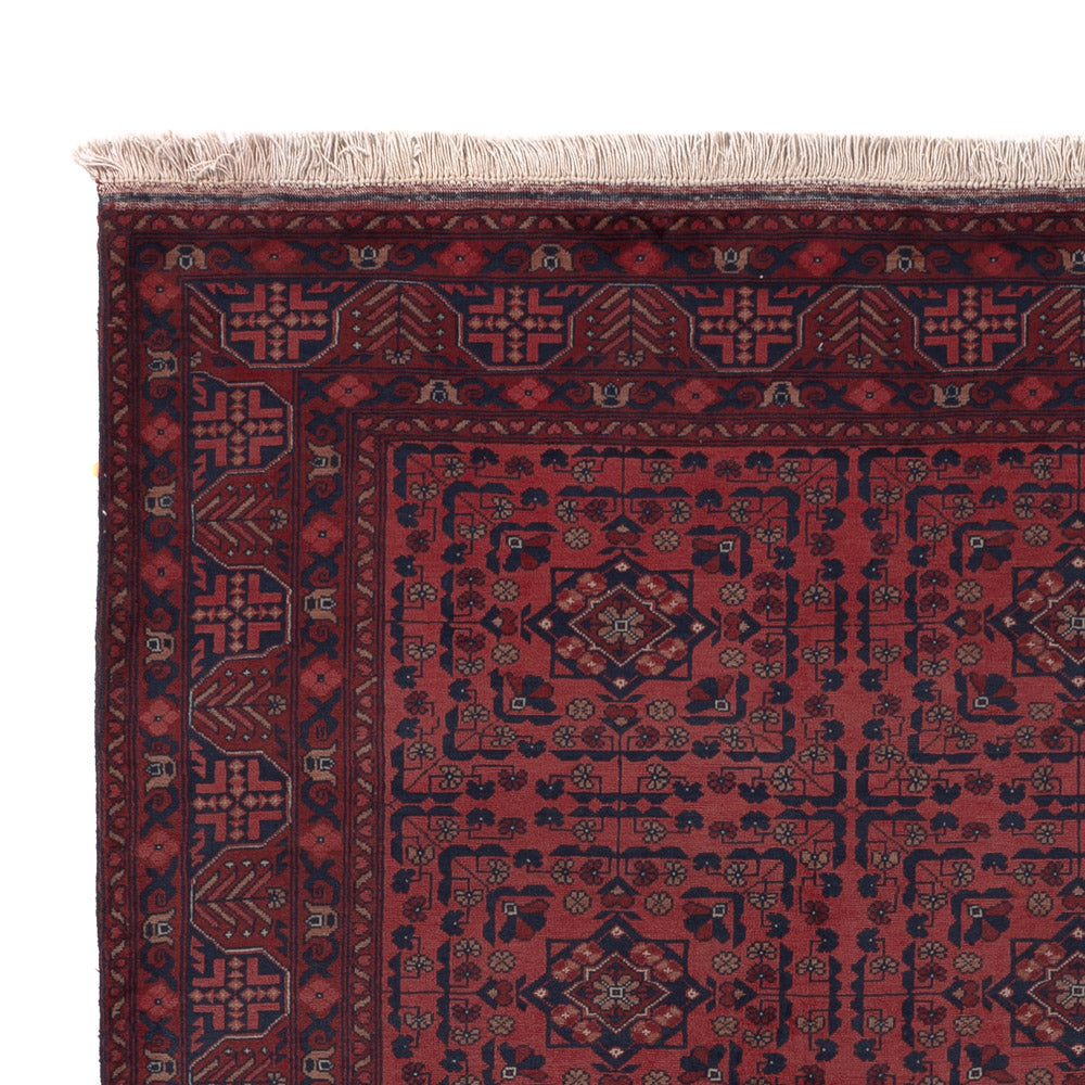 Afghánský koberec 153x198cm - Orientální koberec - červená