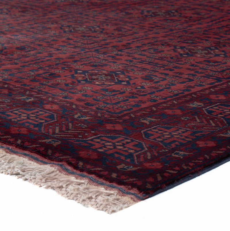 Afghánský koberec 153x198cm - Orientální koberec - červená