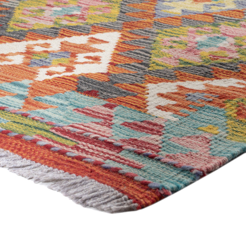 Kilim Maimana Koberec 60x202cm - Vlněný koberec