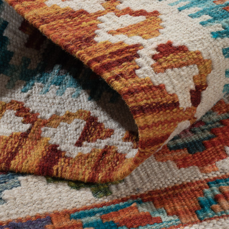 Kilim Maimana Koberec 58x193cm - Vlněný koberec