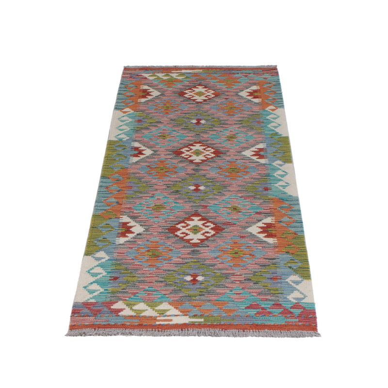 Kilim Maimana Koberec 62x200cm - Vlněný koberec