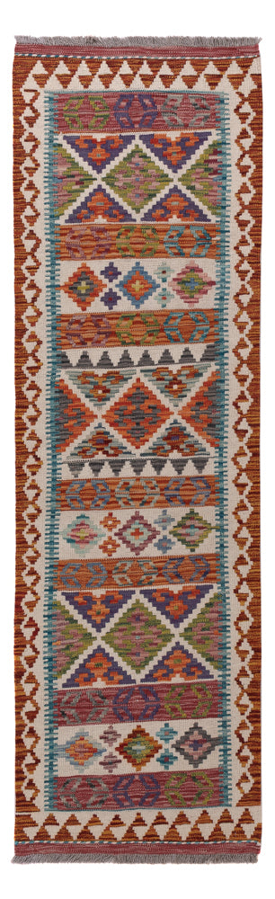 Kilim Maimana Koberec 194x59cm - Vlněný koberec