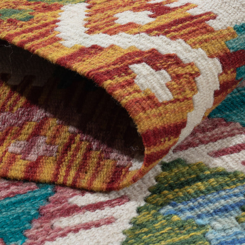 Kilim Maimana Koberec 60x195cm - Vlněný koberec