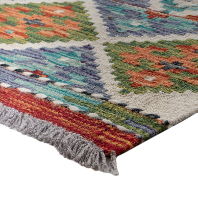 Kilim Maimana Koberec 60x206cm - Vlněný koberec