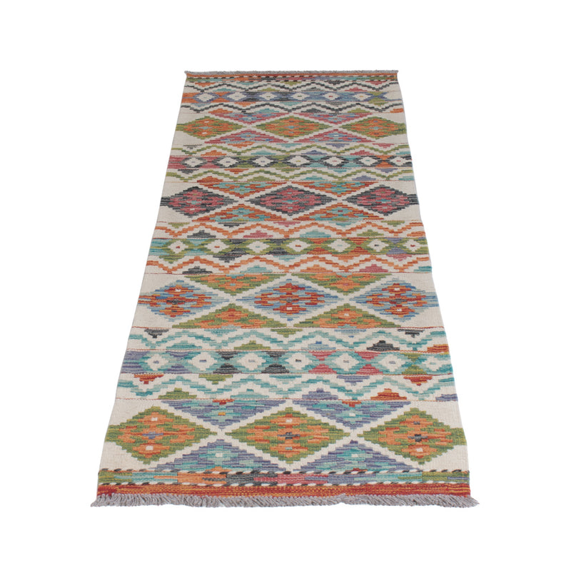 Kilim Maimana Koberec 60x206cm - Vlněný koberec
