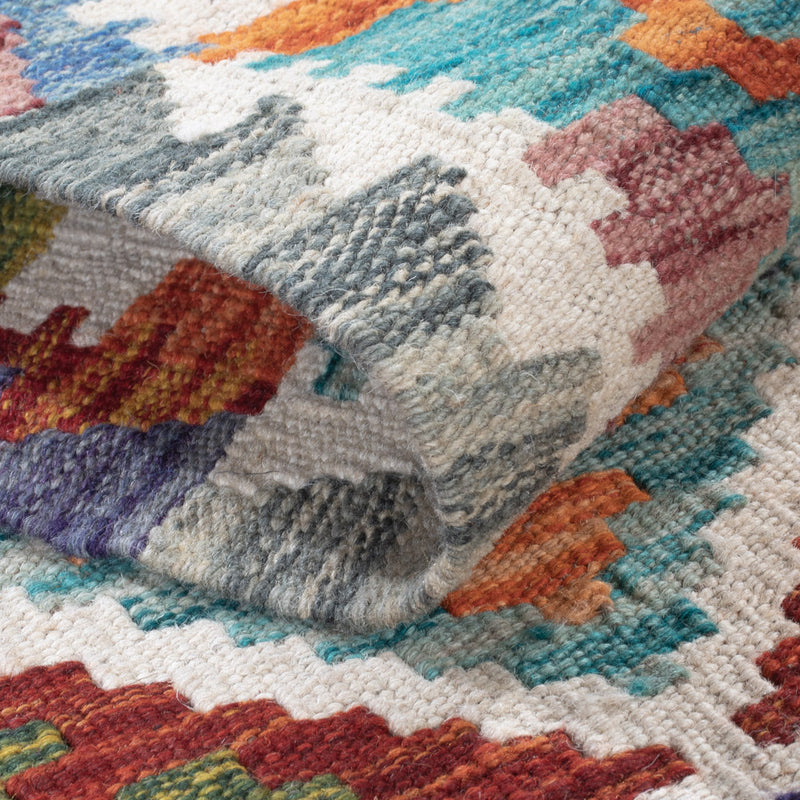 Kilim Maimana Koberec 64x188cm - Vlněný koberec