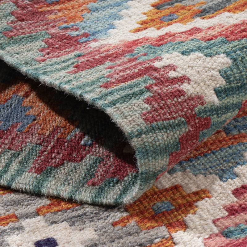Kilim Maimana Koberec 60x195cm - Vlněný koberec