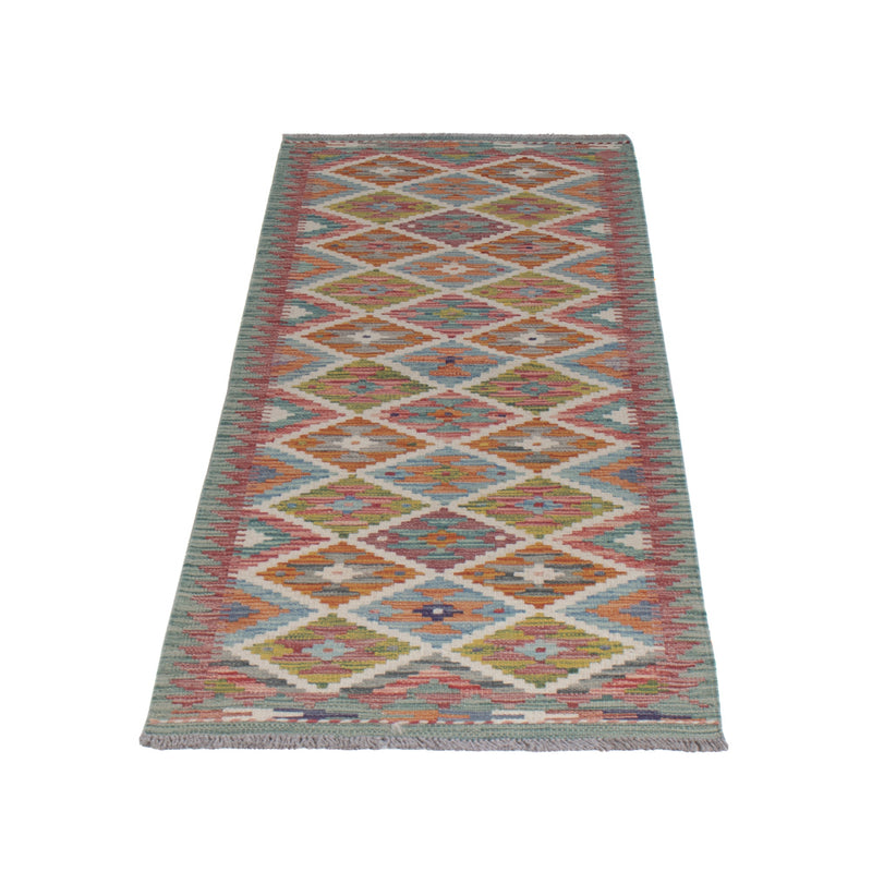 Kilim Maimana Koberec 60x195cm - Vlněný koberec