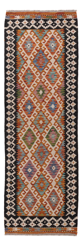 Kilim Maimana Koberec 68x203cm - Vlněný koberec