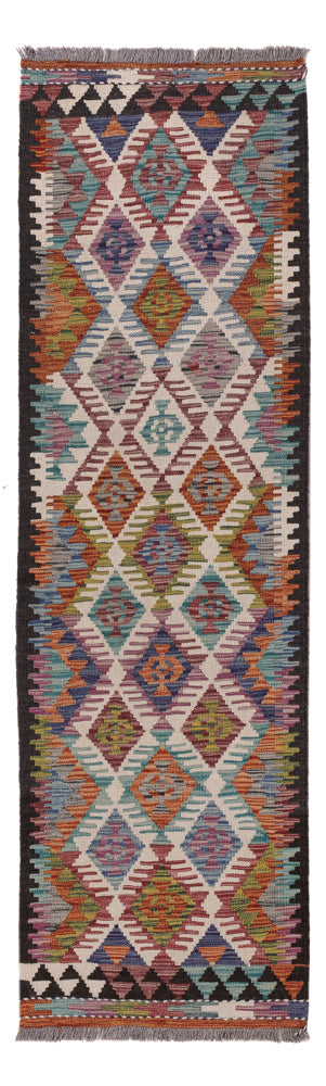 Kilim Maimana Koberec 198x59cm - Vlněný koberec