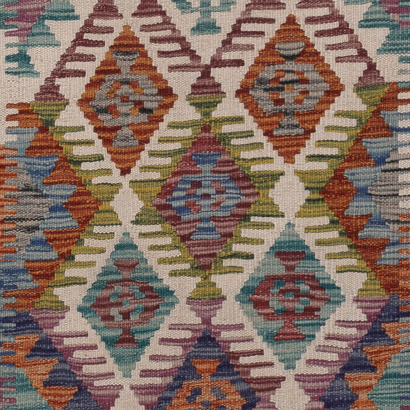 Kilim Maimana Koberec 198x59cm - Vlněný koberec