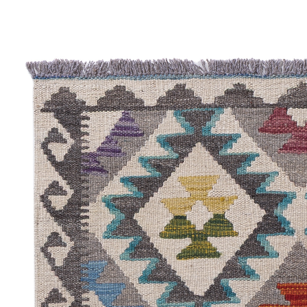 Kilim Maimana Koberec 206x80cm - Vlněný koberec