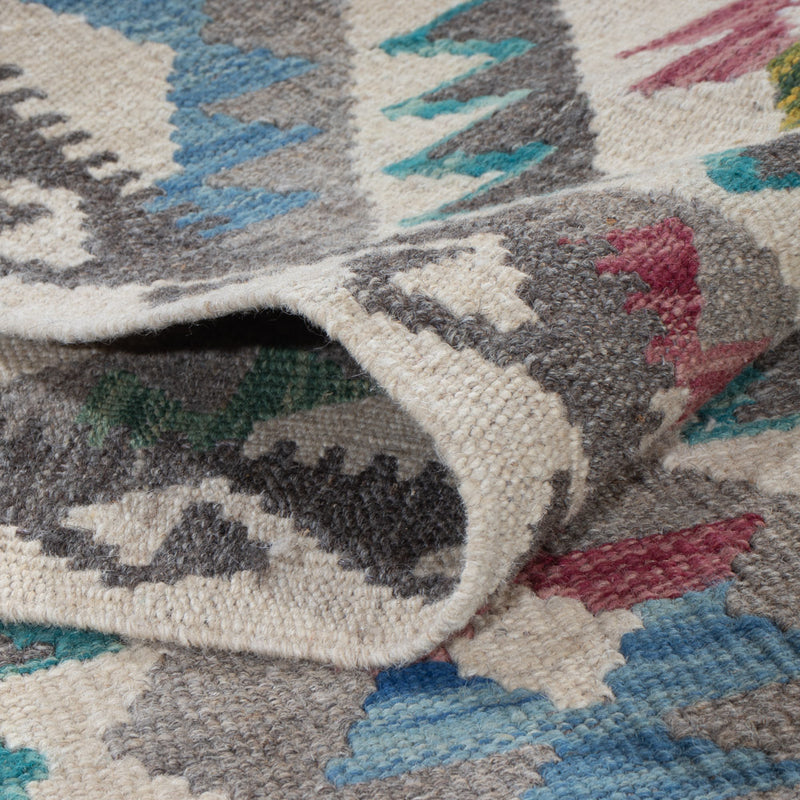 Kilim Maimana Koberec 206x80cm - Vlněný koberec