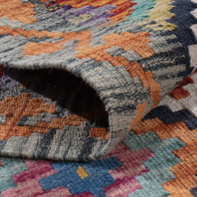 Kilim Maimana Koberec 84x197cm - Vlněný koberec