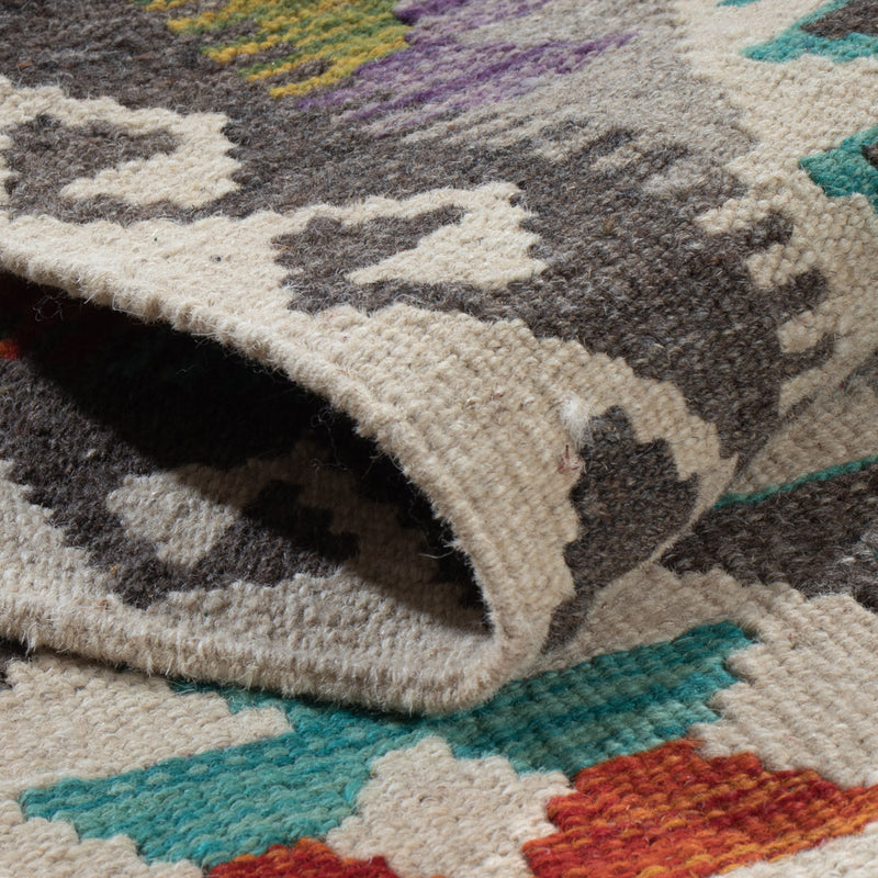 Kilim Maimana Koberec 79x209cm - Vlněný koberec
