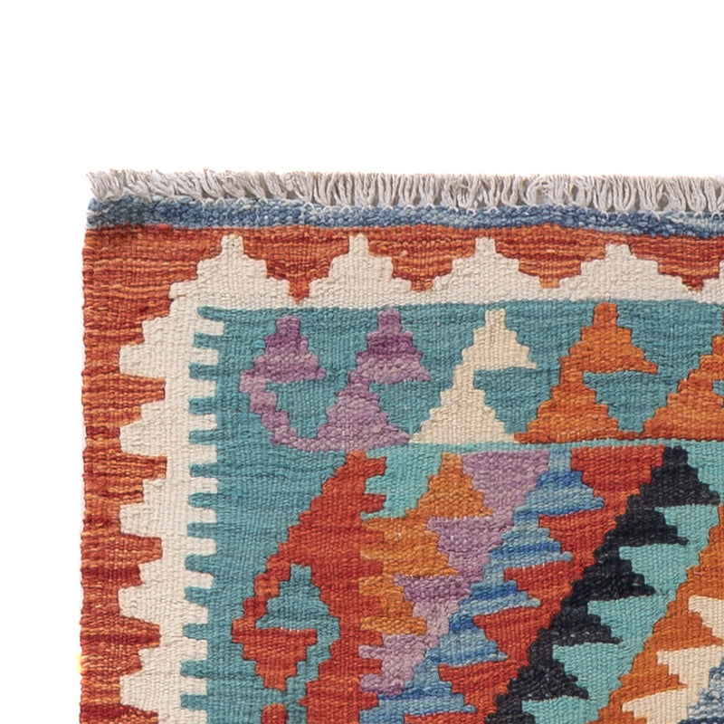 Kilim Maimana Koberec 203x73cm - Vlněný koberec