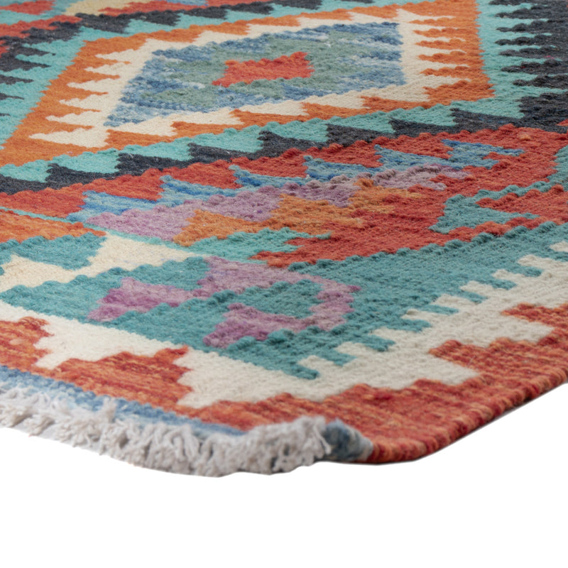Kilim Maimana Koberec 203x73cm - Vlněný koberec