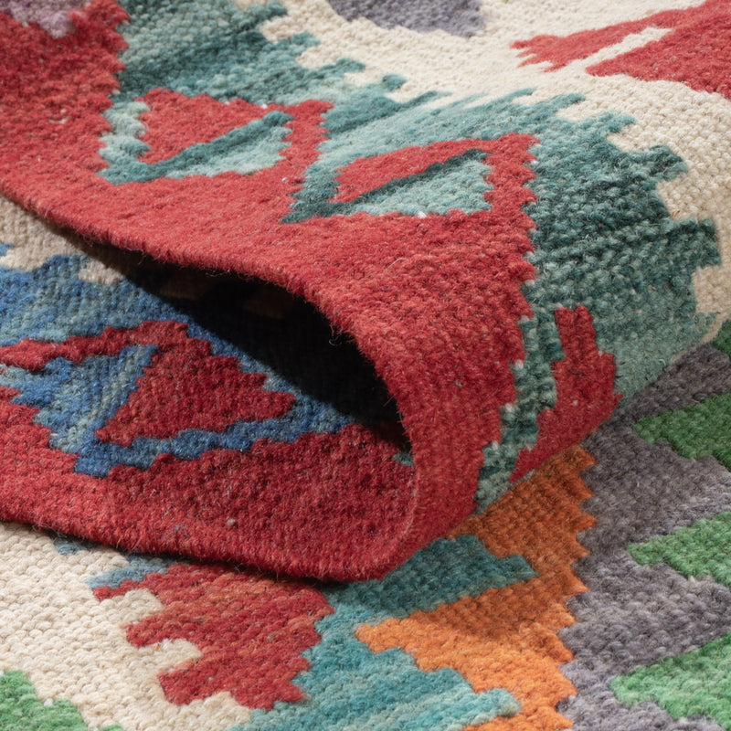Kilim Maimana Koberec 76x209cm - Vlněný koberec