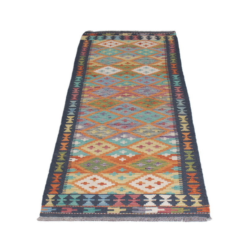 Kilim Maimana Koberec 60x217cm - Vlněný koberec