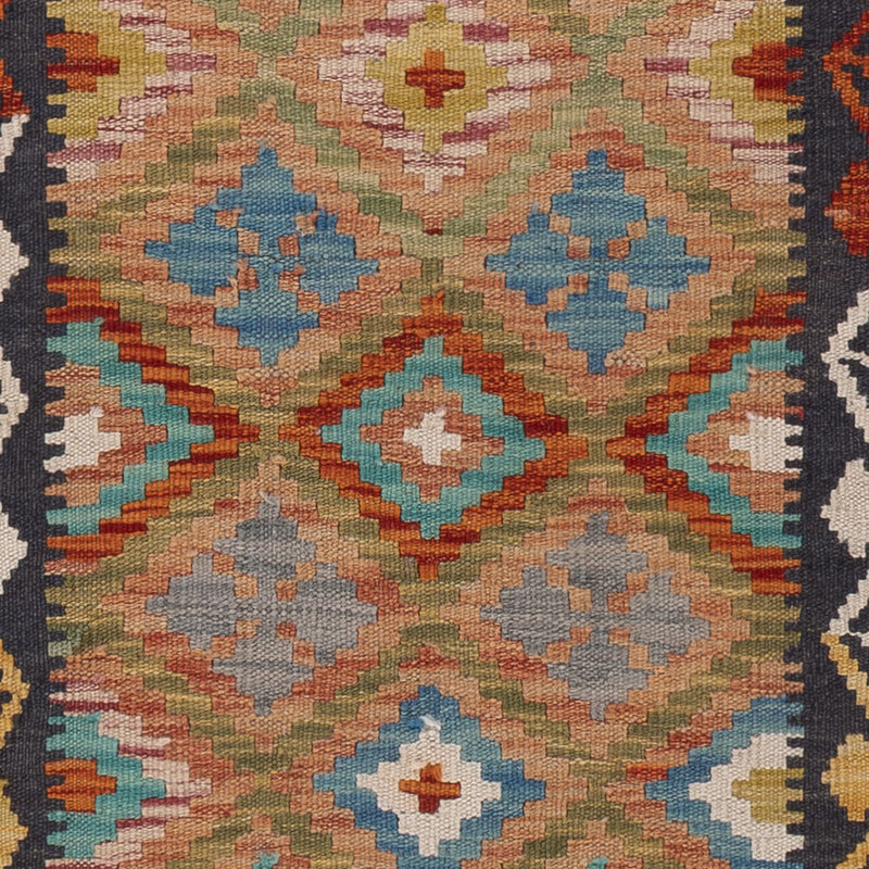 Kilim Maimana Koberec 203x58cm - Vlněný koberec