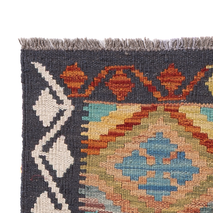 Kilim Maimana Koberec 203x58cm - Vlněný koberec