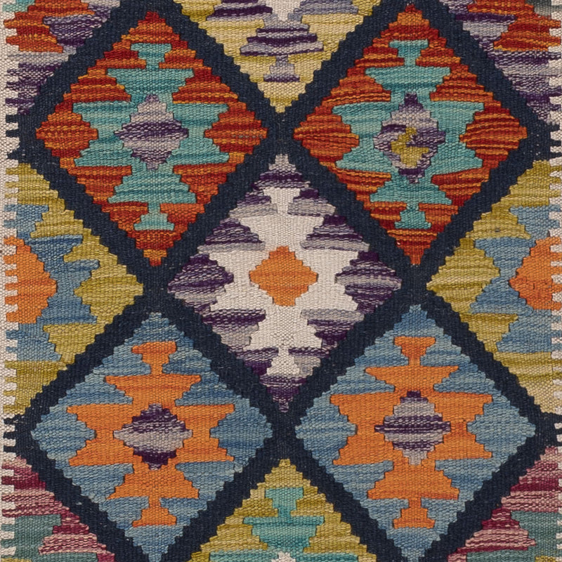 Kilim Maimana Koberec 66x210cm - Vlněný koberec