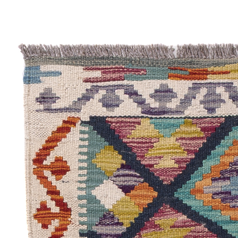Kilim Maimana Koberec 66x210cm - Vlněný koberec