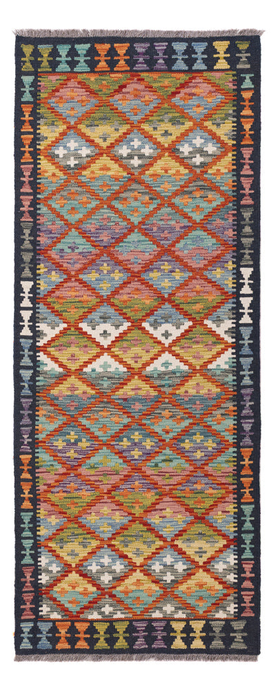Kilim Maimana Koberec 80x204cm - Vlněný koberec