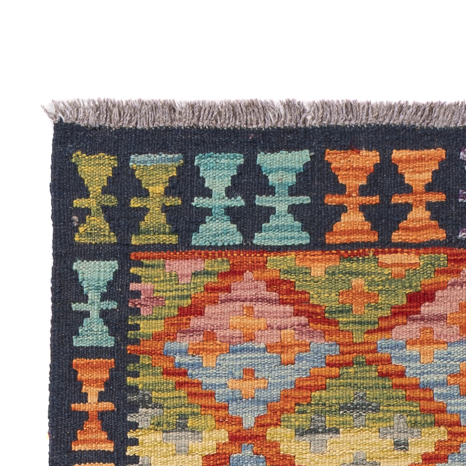Kilim Maimana Koberec 80x204cm - Vlněný koberec