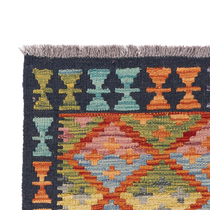 Kilim Maimana Koberec 80x204cm - Vlněný koberec